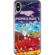 Чехол Uprint Apple iPhone X Minecraft World Beyond