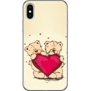 Чехол Uprint Apple iPhone X Teddy Bear Love