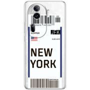 Прозрачный чехол BoxFace OPPO Reno 11 Pro 5G Ticket New York