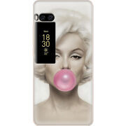 Чехол Uprint Meizu Pro 7 Marilyn Monroe Bubble Gum