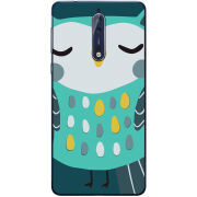 Чехол Uprint Nokia 8 Green Owl