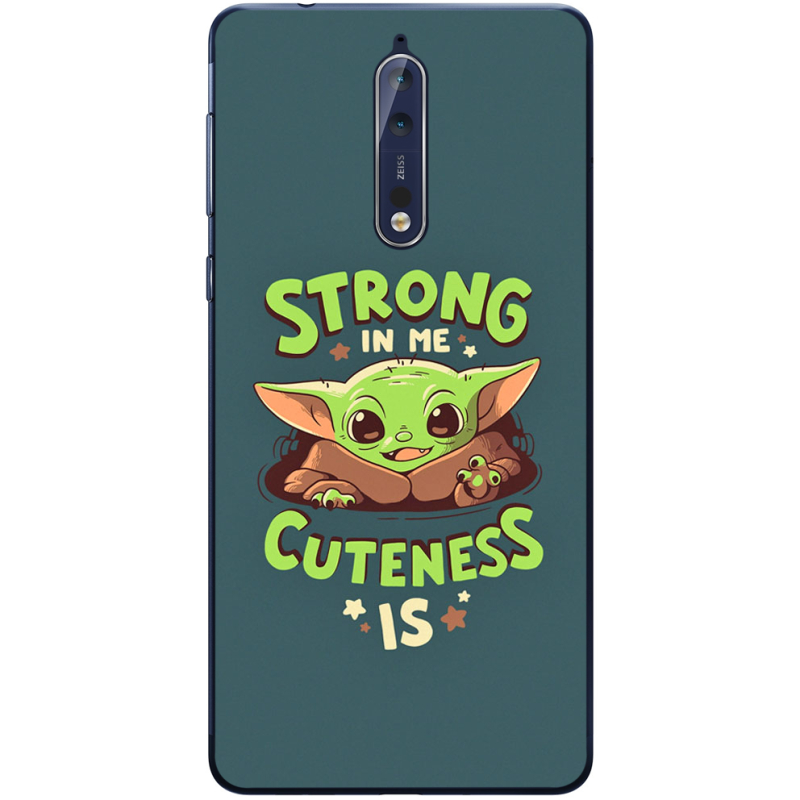 Чехол Uprint Nokia 8 Strong in me Cuteness is