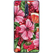 Чехол Uprint Nokia 8 Tropical Flowers