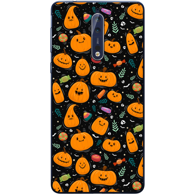 Чехол Uprint Nokia 8 Cute Halloween