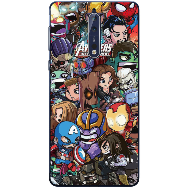 Чехол Uprint Nokia 8 Avengers Infinity War