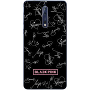 Чехол Uprint Nokia 8 Blackpink автограф