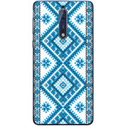 Чехол Uprint Nokia 8 Блакитний Орнамент