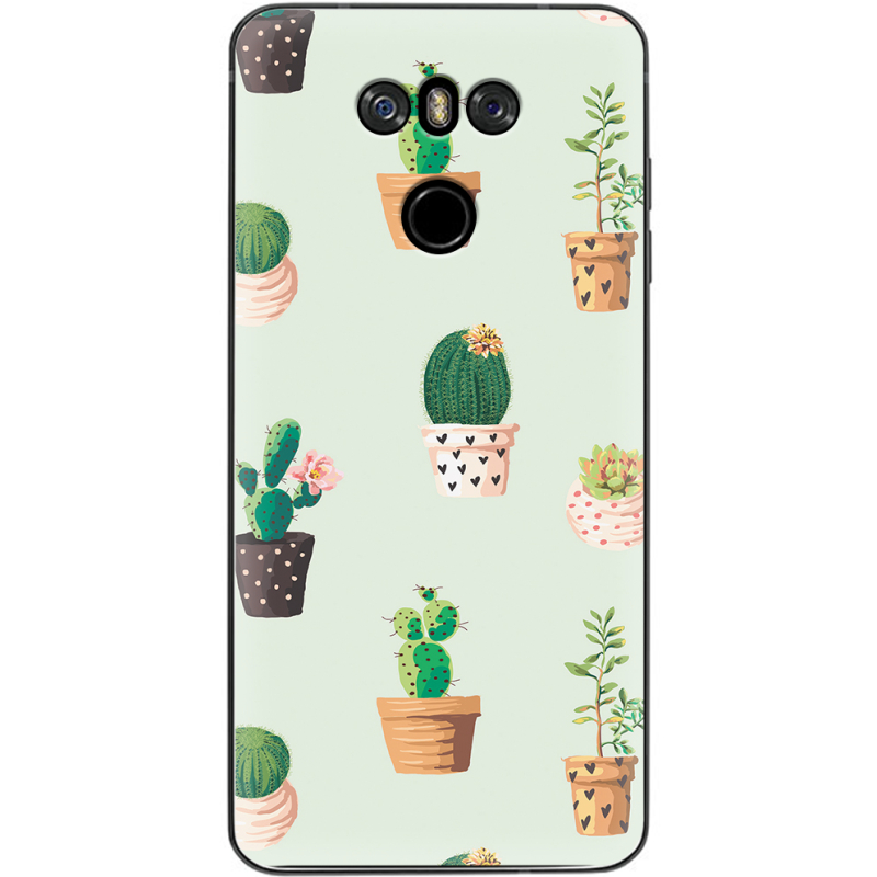 Чехол Uprint LG G6 LGH870DS L-green Cacti