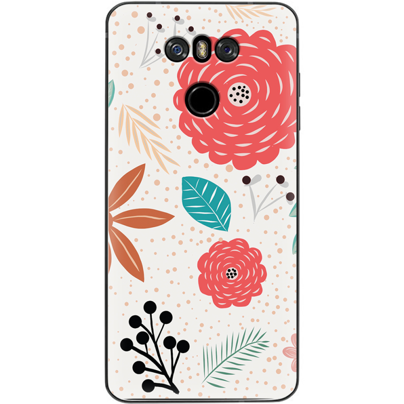 Чехол Uprint LG G6 LGH870DS Line Flowers