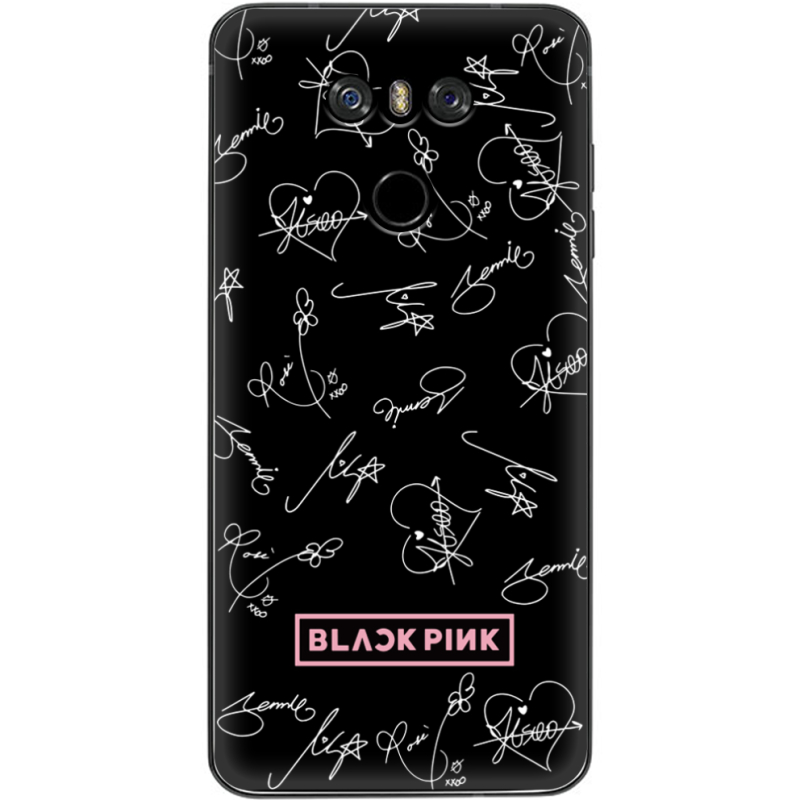 Чехол Uprint LG G6 LGH870DS Blackpink автограф
