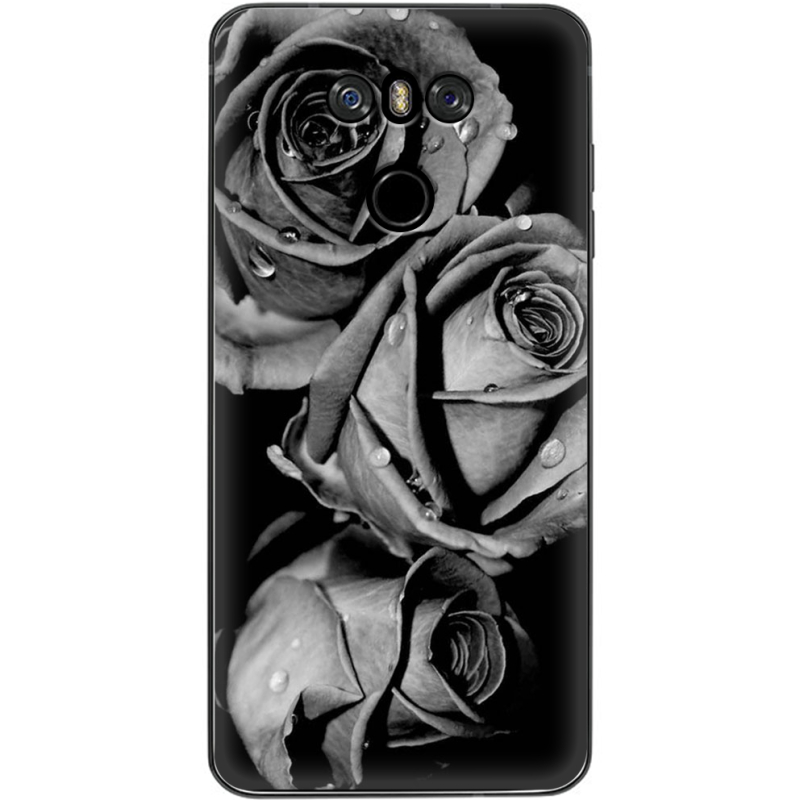 Чехол Uprint LG G6 LGH870DS Black and White Roses