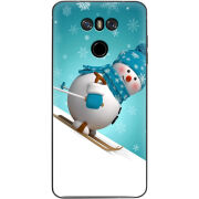 Чехол Uprint LG G6 LGH870DS Skier Snowman