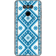 Чехол Uprint LG G6 LGH870DS Блакитний Орнамент