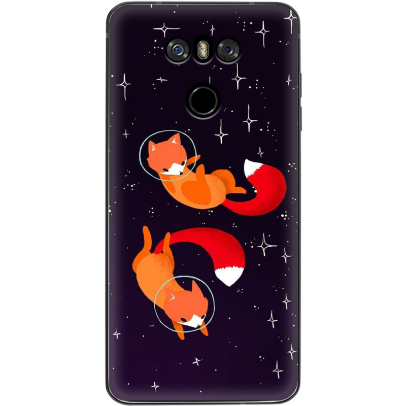 Чехол Uprint LG G6 LGH870DS Fox-Astronauts