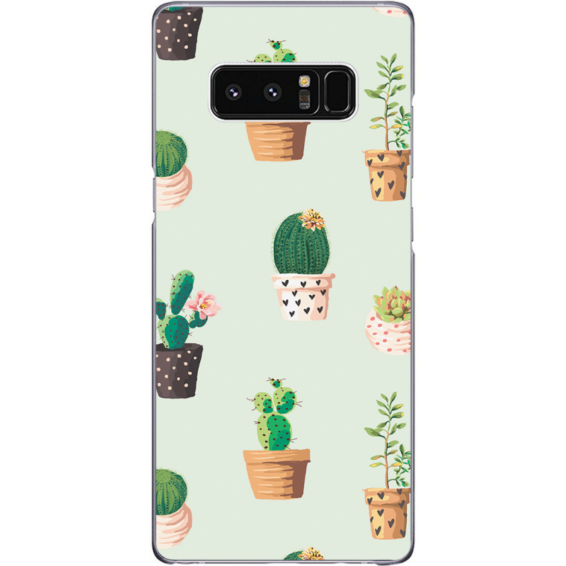 Чехол Uprint Samsung N950F Galaxy Note 8 L-green Cacti