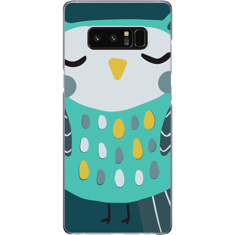 Чехол Uprint Samsung N950F Galaxy Note 8 Green Owl