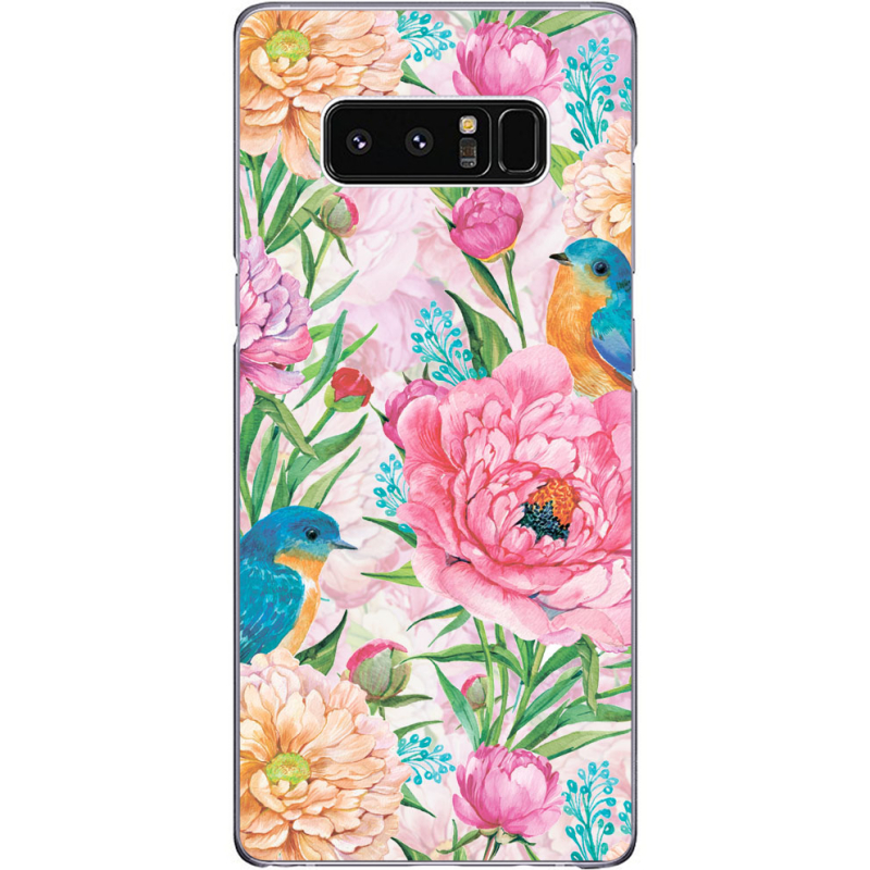 Чехол Uprint Samsung N950F Galaxy Note 8 Birds in Flowers