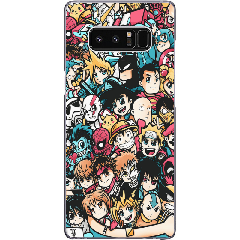 Чехол Uprint Samsung N950F Galaxy Note 8 Anime Stickers