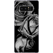 Чехол Uprint Samsung N950F Galaxy Note 8 Black and White Roses