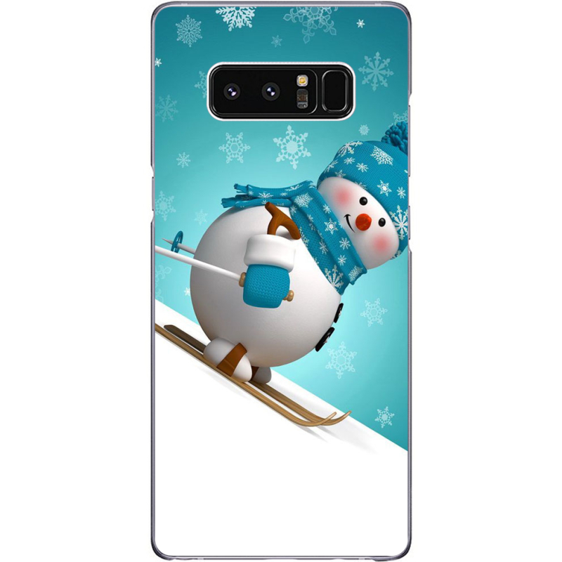 Чехол Uprint Samsung N950F Galaxy Note 8 Skier Snowman