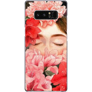 Чехол Uprint Samsung N950F Galaxy Note 8 Girl in Flowers