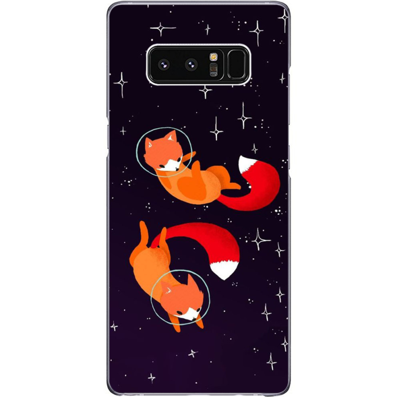 Чехол Uprint Samsung N950F Galaxy Note 8 Fox-Astronauts