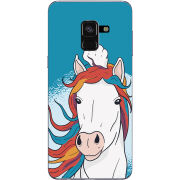 Чехол Uprint Samsung A530 Galaxy A8 2018 Fuck Unicorn
