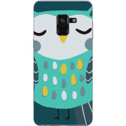 Чехол Uprint Samsung A530 Galaxy A8 2018 Green Owl
