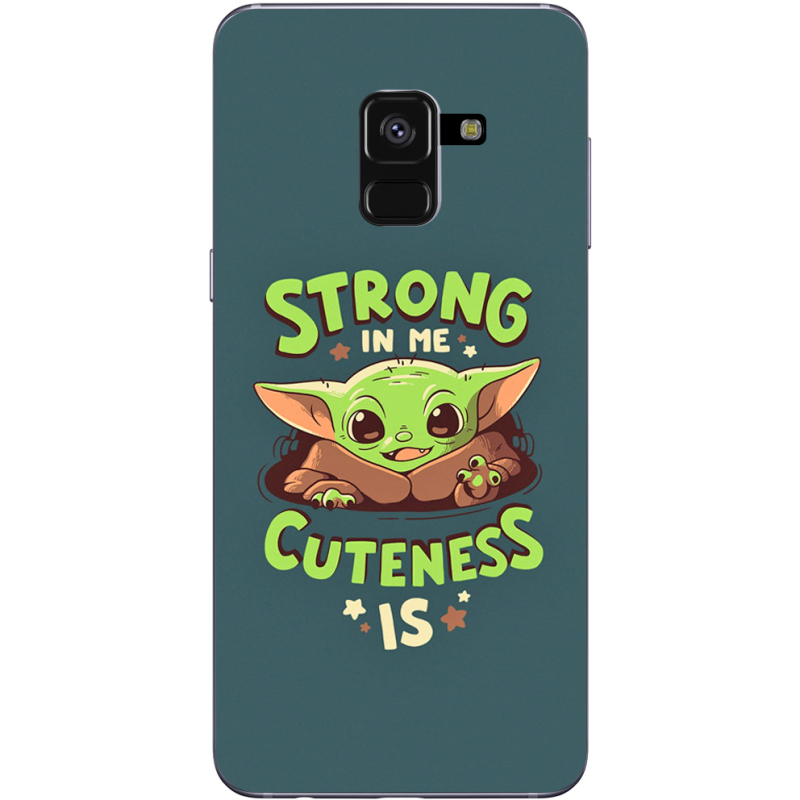 Чехол Uprint Samsung A530 Galaxy A8 2018 Strong in me Cuteness is