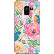 Чехол Uprint Samsung A530 Galaxy A8 2018 Birds in Flowers