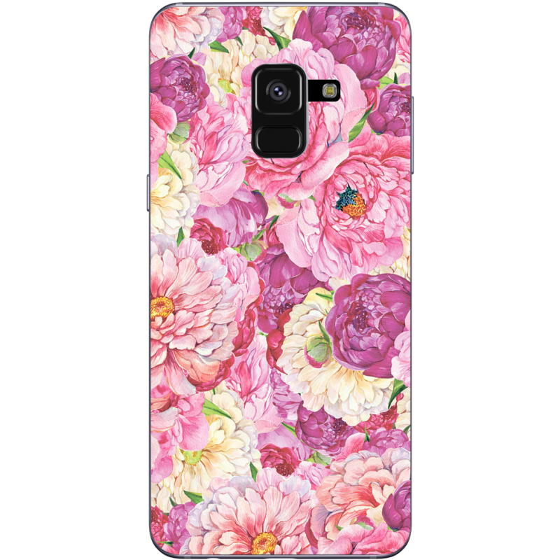Чехол Uprint Samsung A530 Galaxy A8 2018 Pink Peonies