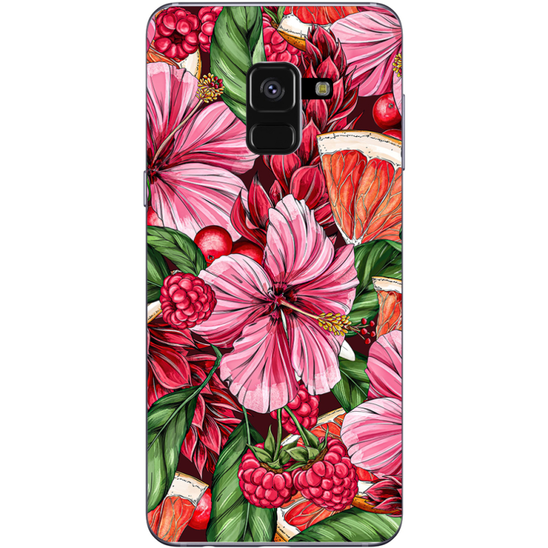 Чехол Uprint Samsung A530 Galaxy A8 2018 Tropical Flowers