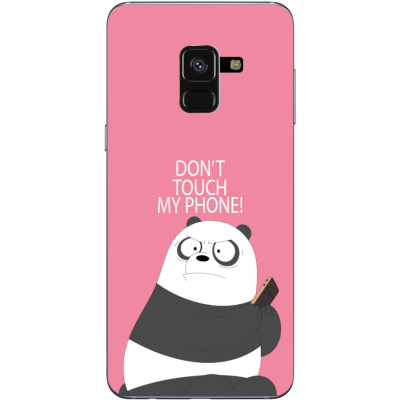 Чехол Uprint Samsung A530 Galaxy A8 2018 Dont Touch My Phone Panda