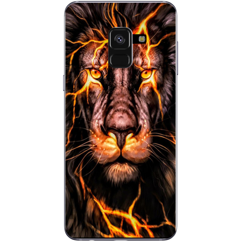 Чехол Uprint Samsung A530 Galaxy A8 2018 Fire Lion