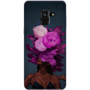 Чехол Uprint Samsung A530 Galaxy A8 2018 Exquisite Purple Flowers