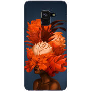 Чехол Uprint Samsung A530 Galaxy A8 2018 Exquisite Orange Flowers