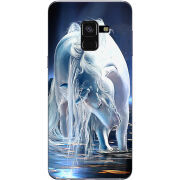 Чехол Uprint Samsung A530 Galaxy A8 2018 White Horse