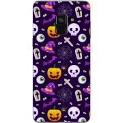 Чехол Uprint Samsung A530 Galaxy A8 2018 Halloween Purple Mood