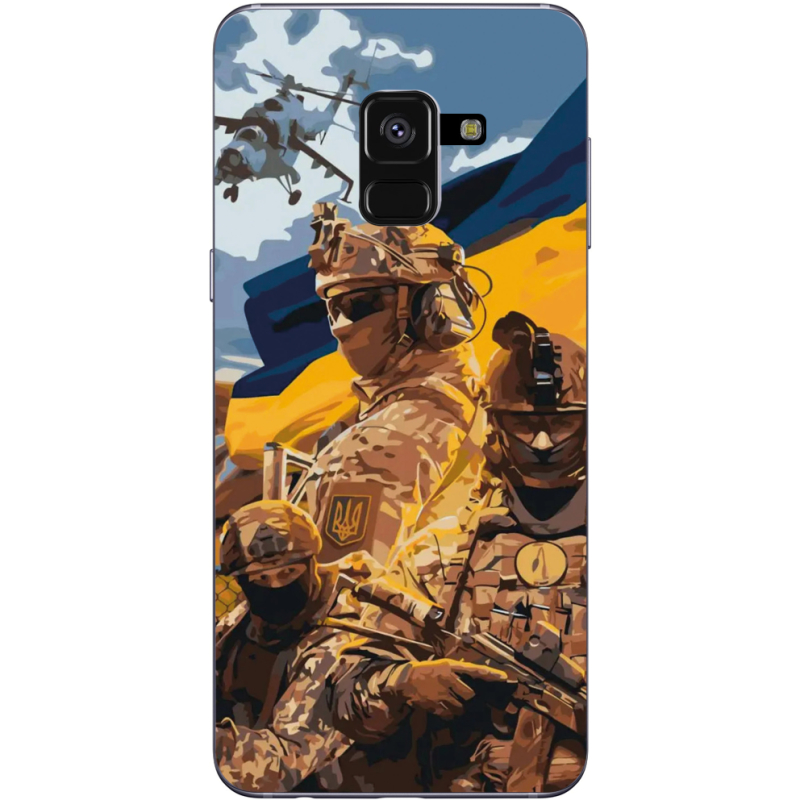 Чехол Uprint Samsung A530 Galaxy A8 2018 Воїни ЗСУ