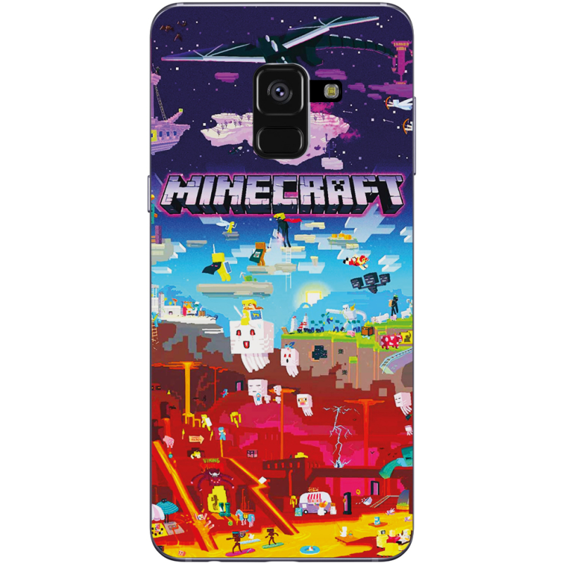 Чехол Uprint Samsung A530 Galaxy A8 2018 Minecraft World Beyond