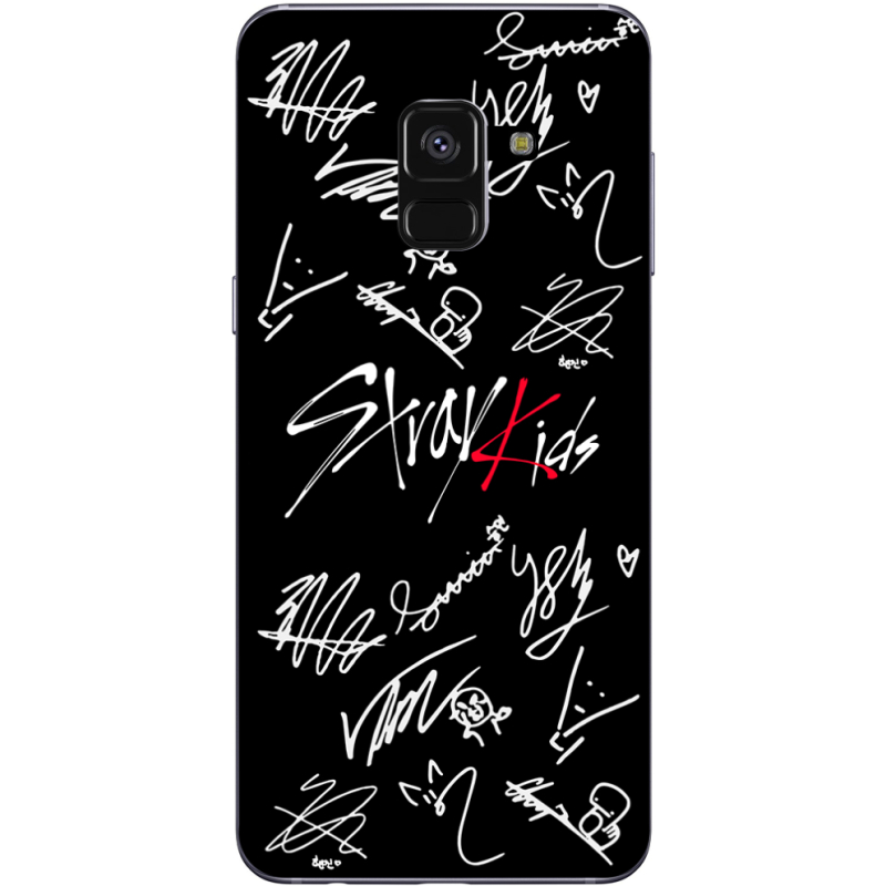 Чехол Uprint Samsung A530 Galaxy A8 2018 Stray Kids автограф