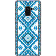 Чехол Uprint Samsung A530 Galaxy A8 2018 Блакитний Орнамент