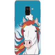 Чехол Uprint Samsung A730 Galaxy A8 Plus 2018 Fuck Unicorn