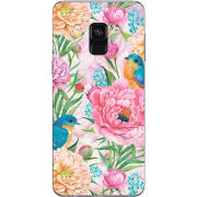 Чехол Uprint Samsung A730 Galaxy A8 Plus 2018 Birds in Flowers