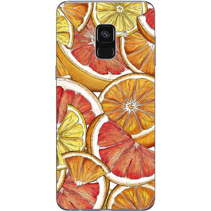 Чехол Uprint Samsung A730 Galaxy A8 Plus 2018 Citrus Pattern