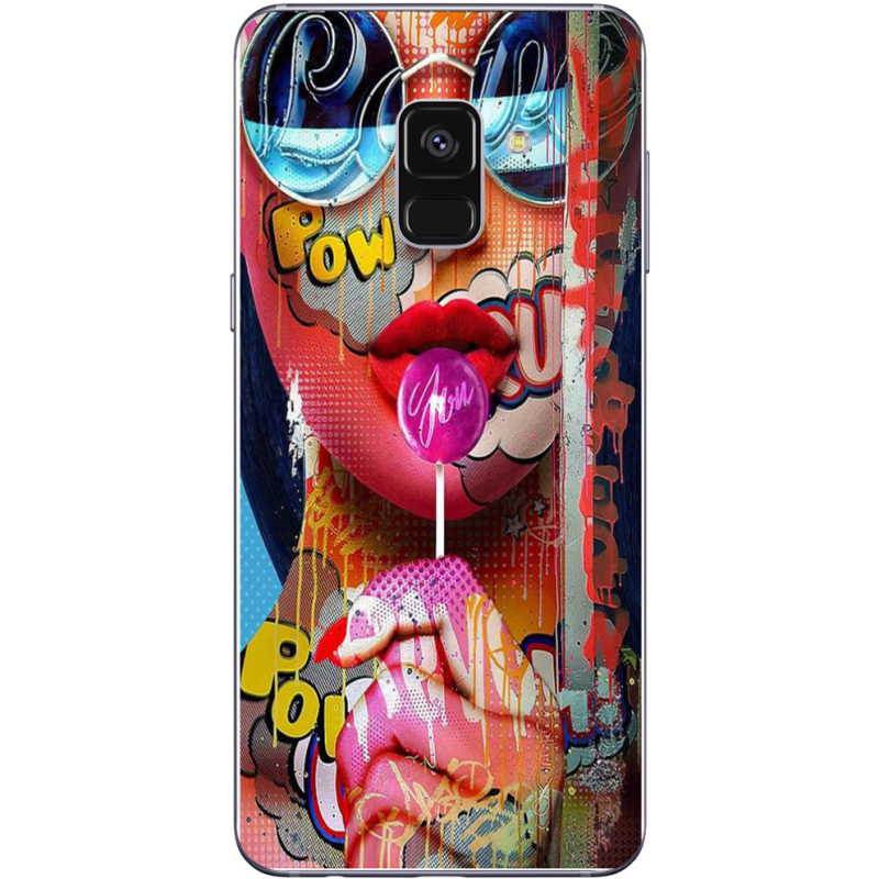 Чехол Uprint Samsung A730 Galaxy A8 Plus 2018 Colorful Girl