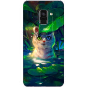Чехол Uprint Samsung A730 Galaxy A8 Plus 2018 White Tiger Cub
