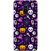 Чехол Uprint Samsung A730 Galaxy A8 Plus 2018 Halloween Purple Mood
