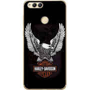 Чехол Uprint Honor 7x Harley Davidson and eagle