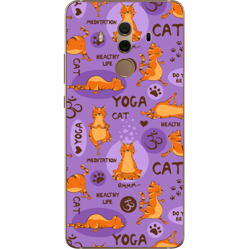 Чехол Uprint Huawei Mate 10 Pro Yoga Cat